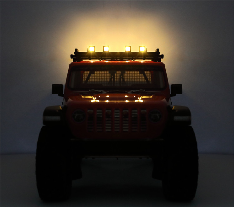 TRX4 TRX6 AXIAL SCX10 III三代仿真jeep 1:10模型车金属行李架-图1