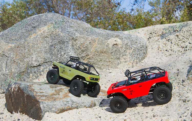 现货AXIAL SCX24 AXI90081 1/24 RTR遥控电动越野车4WD攀爬车包邮 - 图2