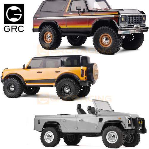 GRC 1.9寸金属轮毂G12复古款 1/10仿真攀爬车夹胎SCX10 T4 TRX4 - 图0