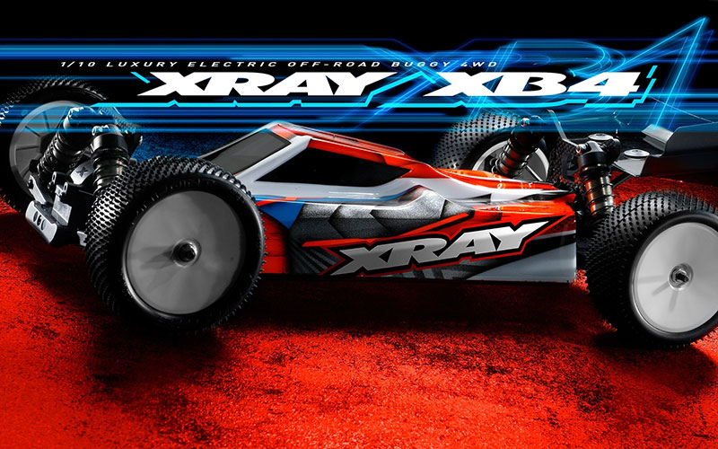 现货XRAY XB4 1/10电动竞赛越野车四驱4WD KIT车架RC模型车包邮-图1