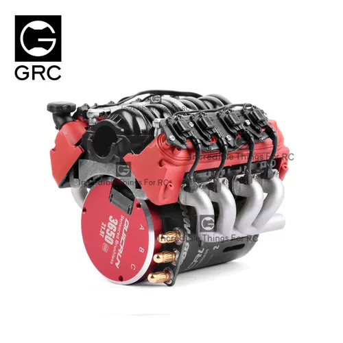 GRC TRX4 LS7 Смоделированное упражнение двигателя Radiator V8 Hood без ощущения тепла G153S/R