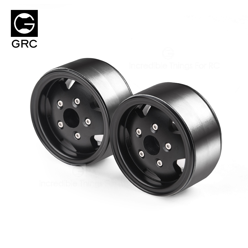 GRC 1.9寸金属轮毂G09 仿真攀爬车夹胎轮毂 TRX4 Scx10 揽胜1代 - 图3