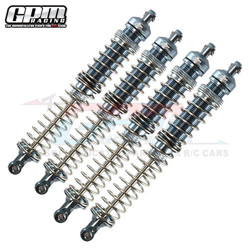 GPM Axial 1/10 RBX10 Ryft铝合金置弹簧款前后避震器-（一车份） - 图2