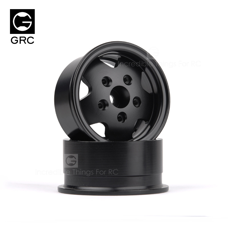 GRC 1.9寸金属轮毂G09 仿真攀爬车夹胎轮毂 TRX4 Scx10 揽胜1代 - 图0