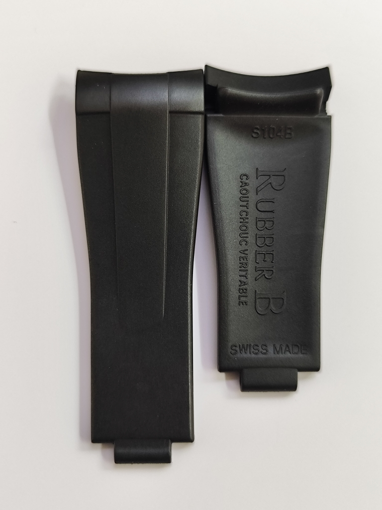 适用劳力士手表带氟橡胶带迪通拿水鬼游艇GMT日志手表扣维修配件 - 图0