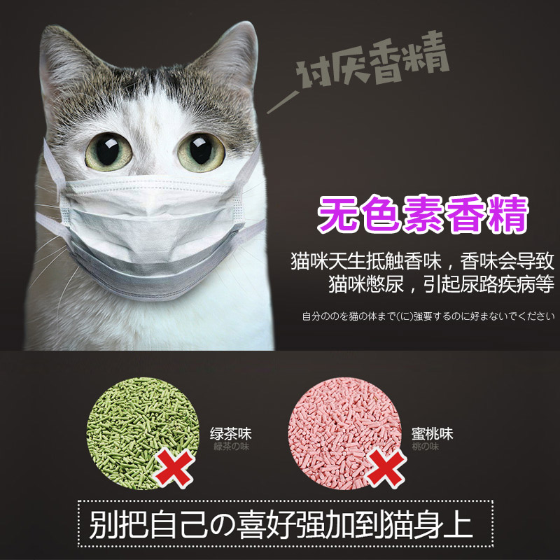 豆腐猫砂10kg 除臭无尘接团猫沙能吃的豆腐砂可倒马桶20斤（4包） - 图2