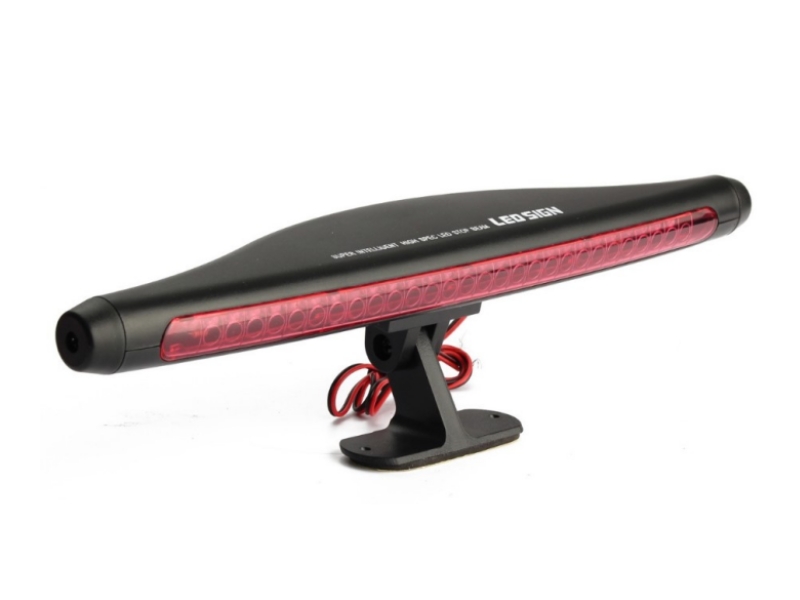 汽车摩托车通用高亮LED后尾灯高位尾箱红光防追尾行车警示刹车灯 - 图3