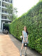 ຊຸດລູກສາວທີ່ມີຊີວິດຊີວາທີ່ມີເກືອທະເລ mint ຖັກ