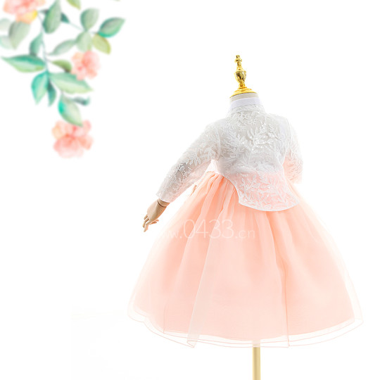 0North Korean girl dance birthday celebration long skirt hanbok