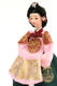 Authentic Korean hanbok doll traditional handicrafts