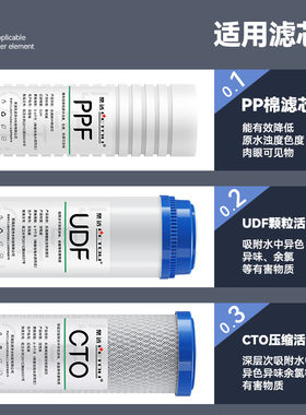 净水器配件10寸滤瓶前置
