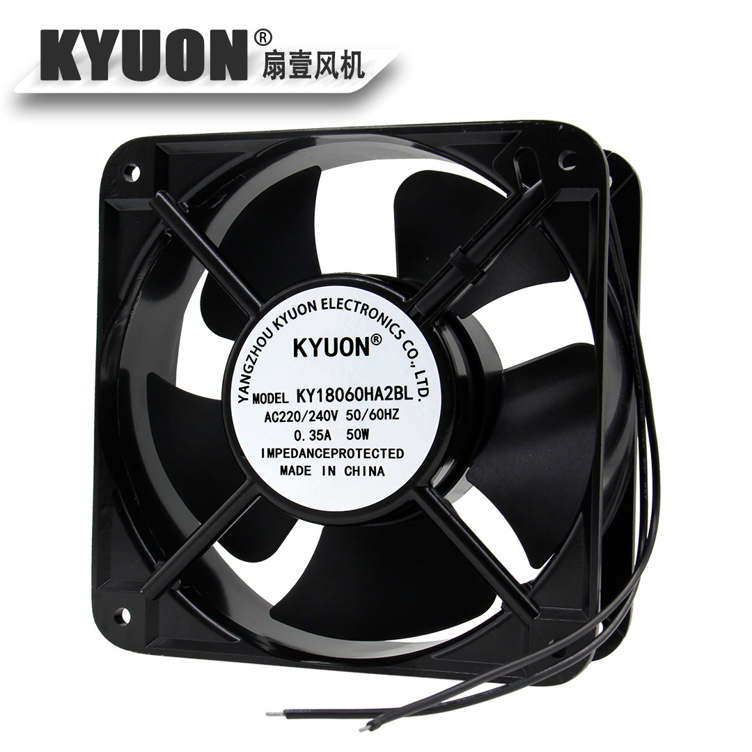 KY18060 220V 380V 18厘米 交流轴流风机机箱机柜加湿器散热风扇,淘宝优惠券,粉丝福利购,淘宝优惠卷