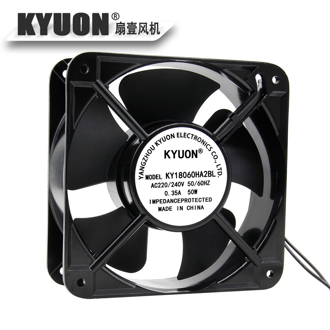 KY18060 220V 380V 18厘米 交流轴流风机机箱机柜加湿器散热风扇,淘宝优惠券,粉丝福利购,淘宝优惠卷