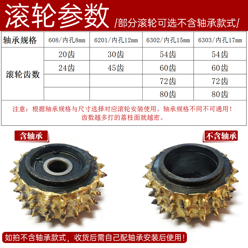 石材荔枝面磨轮锤头凿毛机合金滚轮花岗岩板材打麻手磨机磨盘磨头