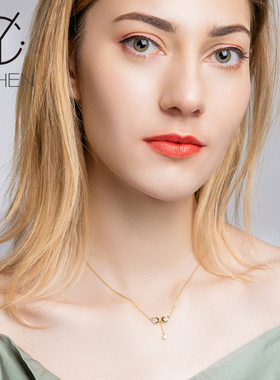 女轻奢小众小鱼双鱼座项链不掉色