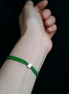 男女纯银原创百搭纯手工手链新款