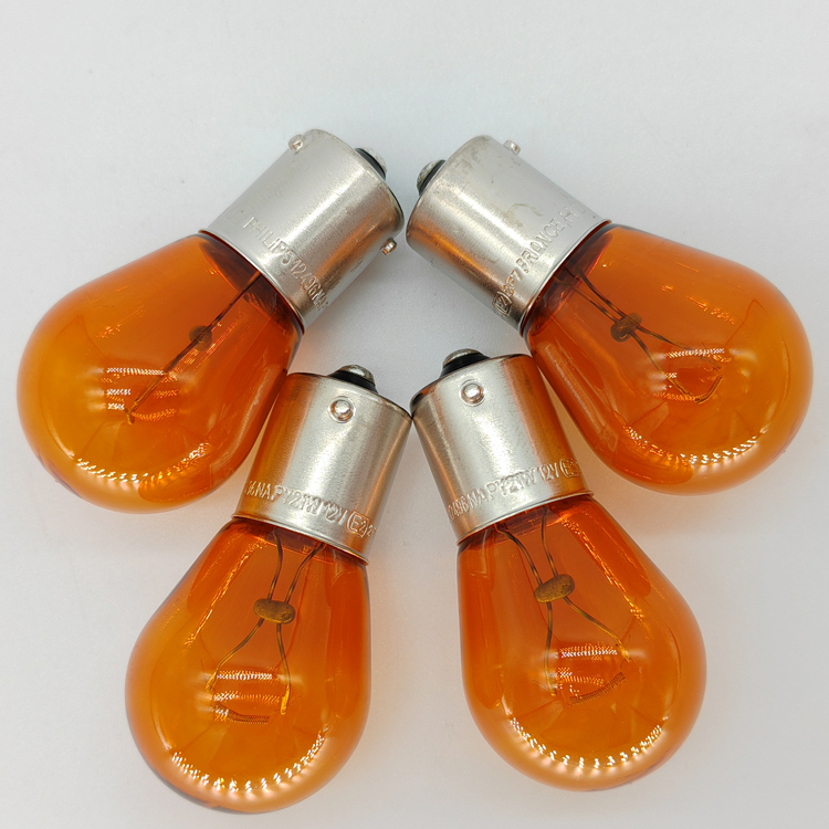 飞利浦 PHILIPS 12496/SV PY21W 12V E2 2F7 FRANCE 银狐转向灯泡 - 图3