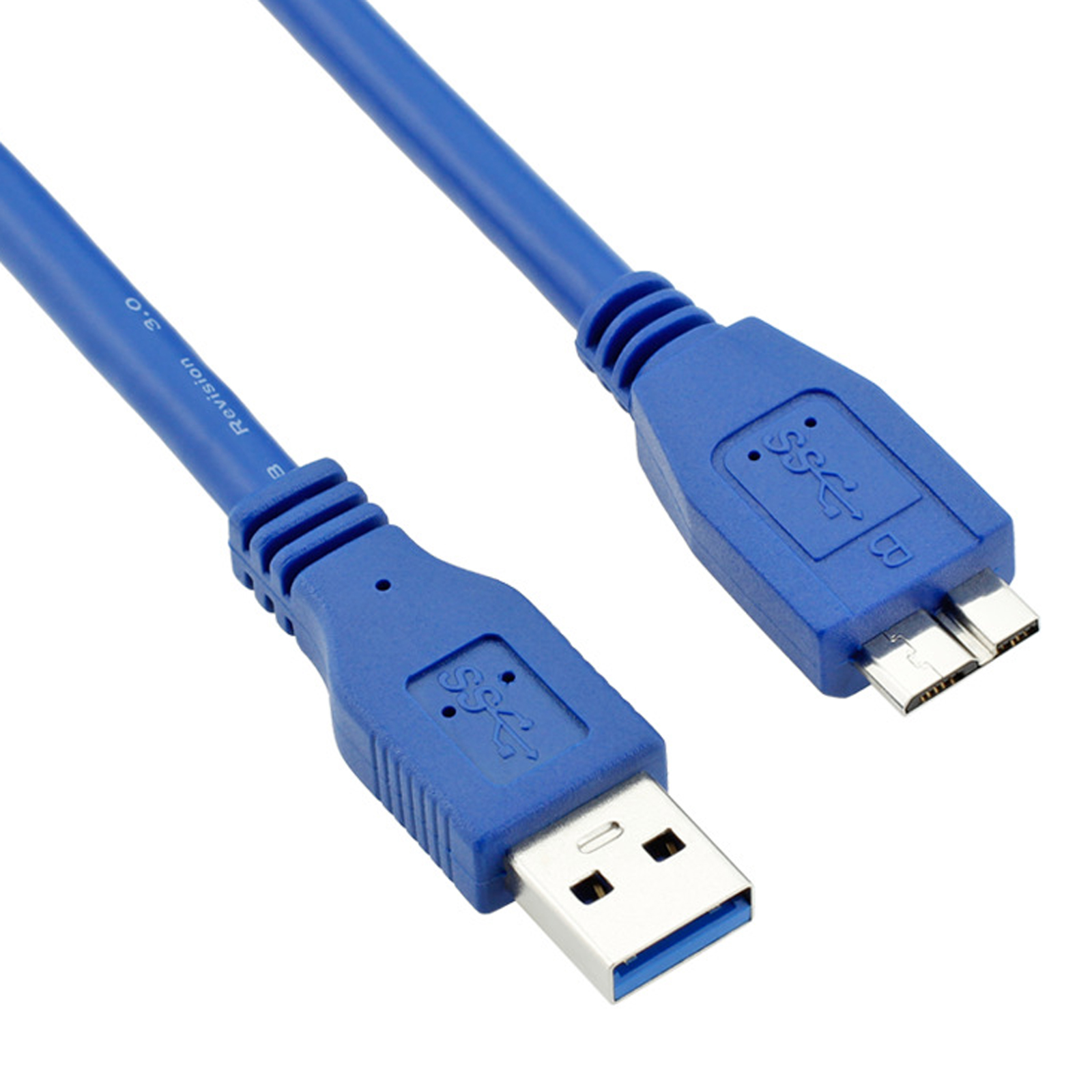 5Gbps USB 3.0直头对Micro USB硬盘数据线移动硬盘盒充电线 1m - 图3