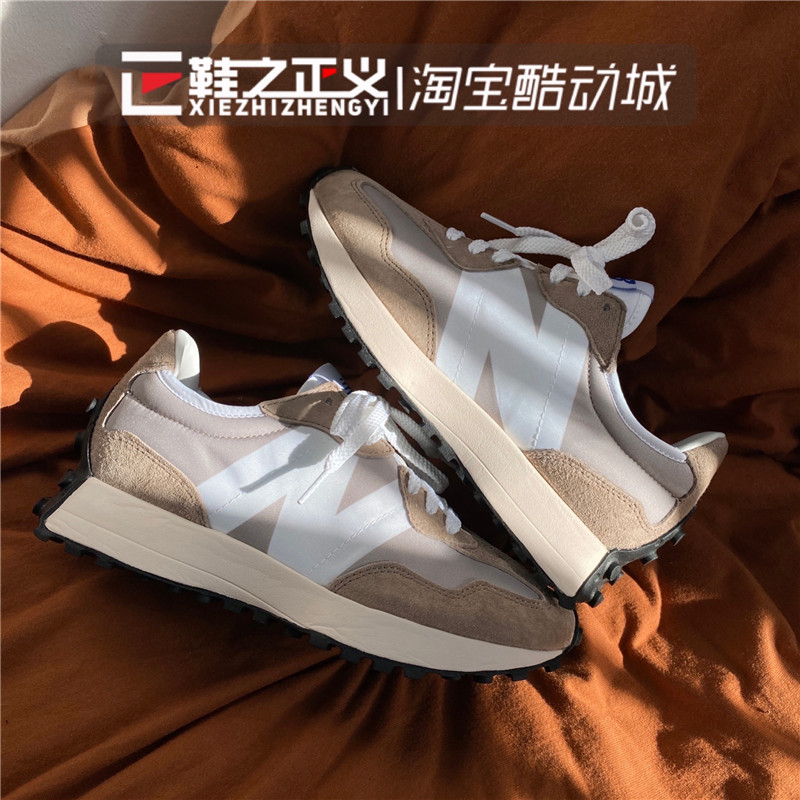 NEW BALANCE复古运动鞋女NB327系列增高休闲鞋男情侣跑鞋MS327LH1-图0