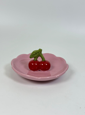 出口外贸孤品 水果蔬菜系列陶瓷花瓶 首饰盘 店铺家居装饰摆件