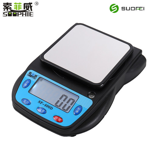 索菲威SF-400D电子秤天平秤600g/0.01g电子称珠宝药品秤电子天平 - 图2