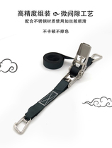 Small 304 stainless steel ratchet tightener tightener binding with double hook luggage rack goods direct