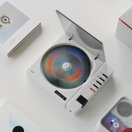 Syitren赛塔林manty洛天依复古CD机R300便携家用蓝牙HIFI发烧礼物 - 图2