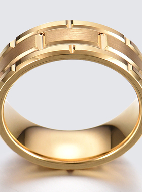 时尚潮流单身食指环钨金日韩版