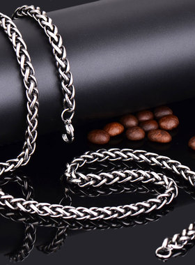 嘻哈韩版链子男士霸气项链