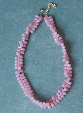 murano婚礼蛋糕多层老琉璃项链