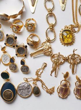 土耳其国宝艺术家钱币耳环项链