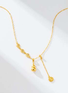 新款百搭福禄葫芦项链