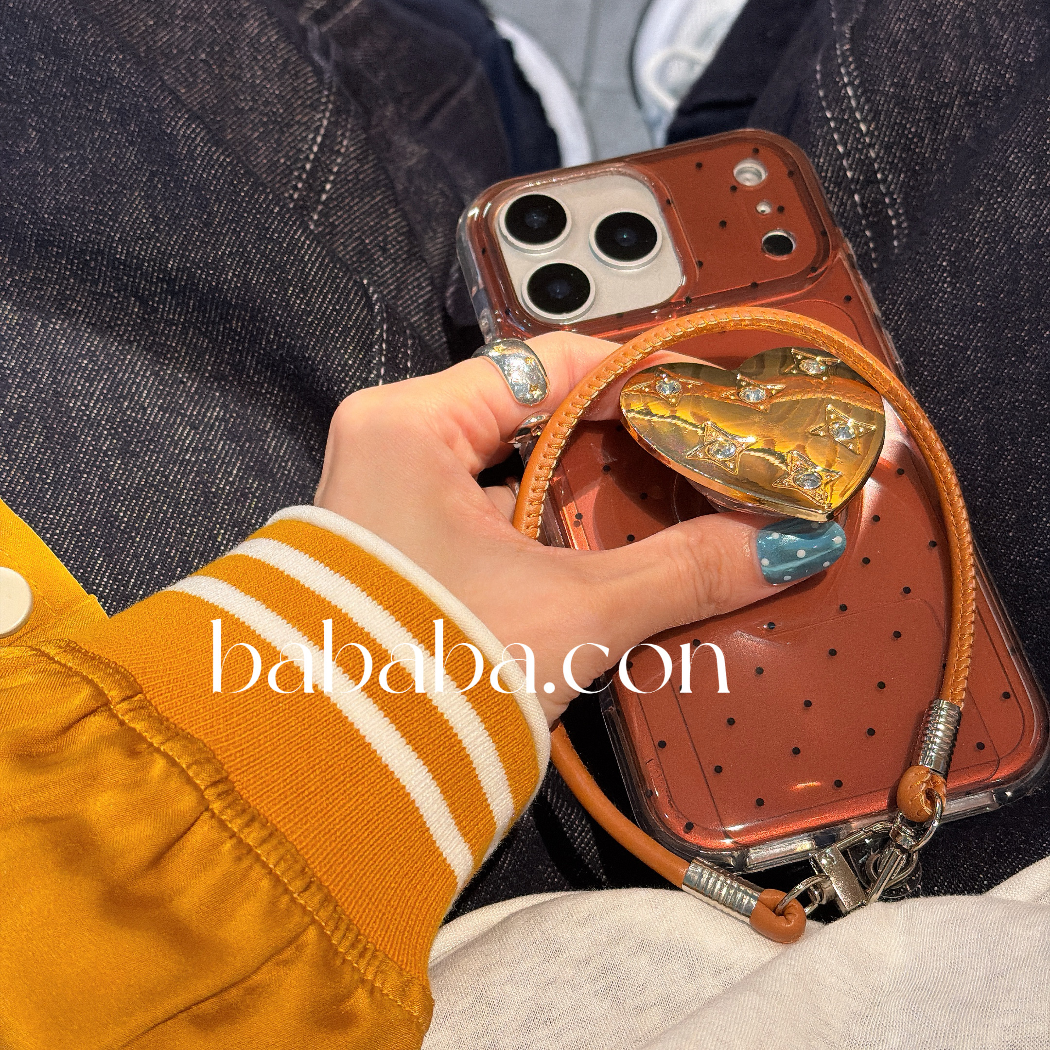 高级感波点爱心iPhone17ProMax手机壳16Pro保护套14/15pm女款13全包边个性创意小众12p半包plus潮壳,淘宝优惠券,粉丝福利购,淘宝优惠卷