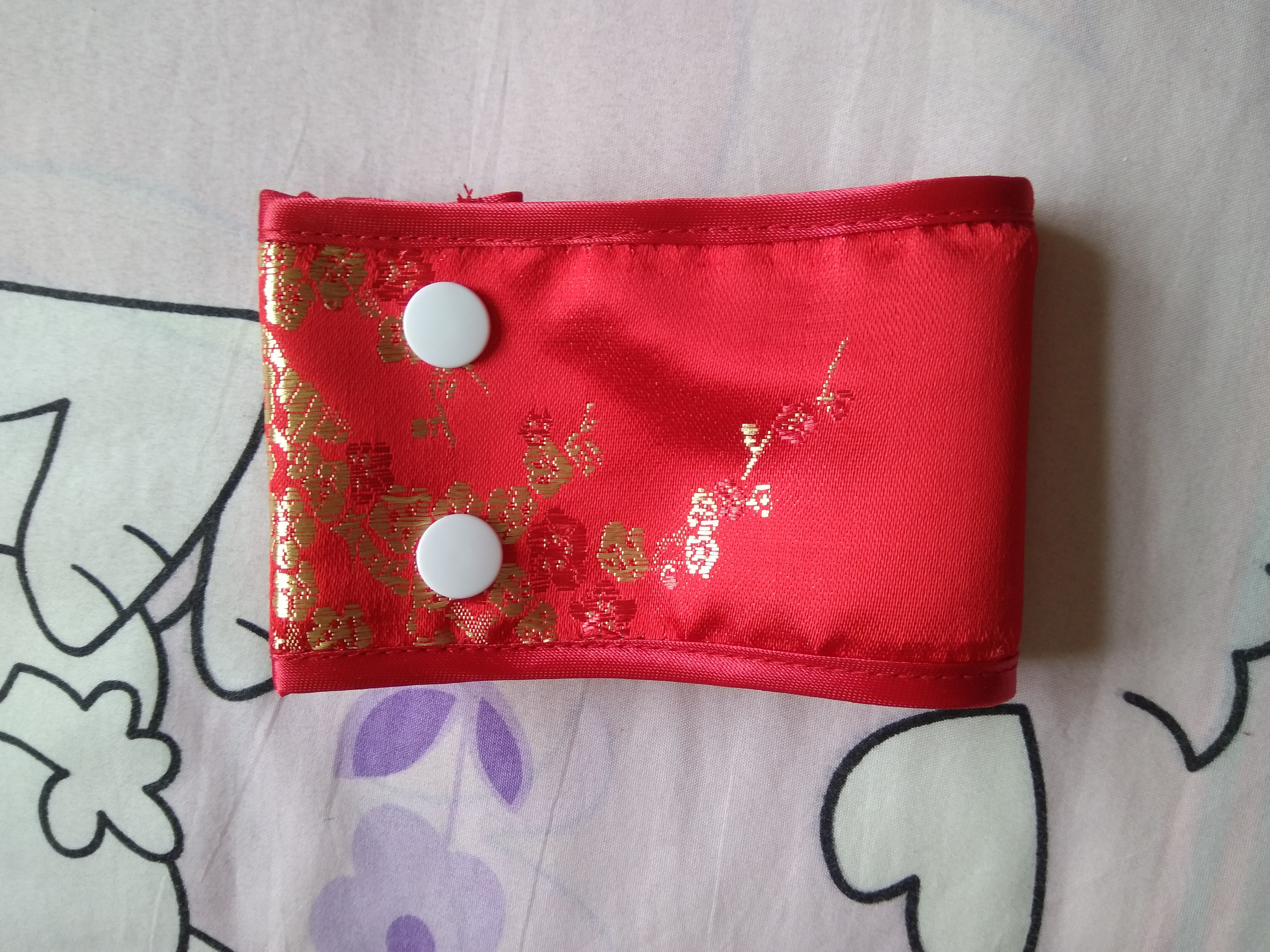胶皮卫生带月经带大红绸缎梅花内衬胶皮男女共用夫妻私房有腰带
