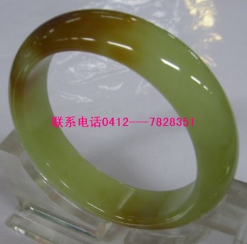 ສາຍແຂນ Jiu Jade ທໍາມະຊາດ, ສາຍແຂນ Jade ເກົ່າສີເຫຼືອງແລະສີຂາວ, ສາຍແຂນ Jade Hetian, ເສັ້ນຜ່າກາງພາຍໃນ 58-62mm, ຮອບແລະລະອຽດອ່ອນ