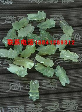 玉石一鸣惊人吊坠岫玉知了挂件