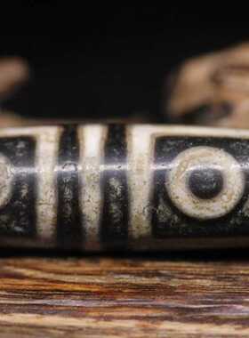 至纯级火供地门四眼天珠