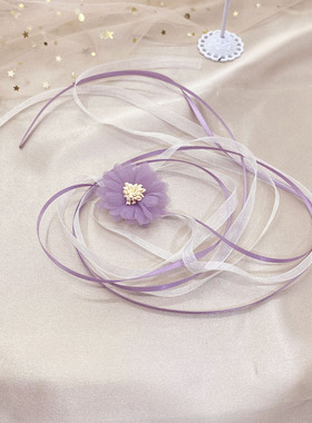 项链女山茶花朵choker仙气超仙女