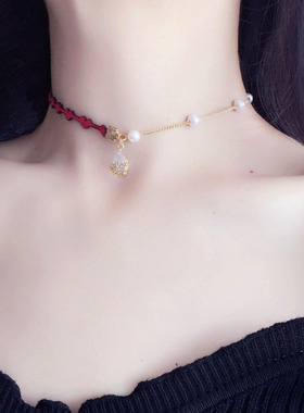 锁骨链不对称项圈脖子饰品