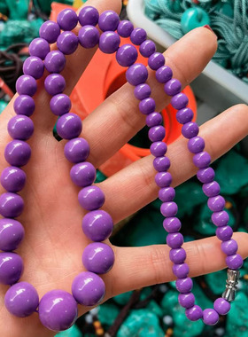 紫云母单圈手链紫色水晶项链