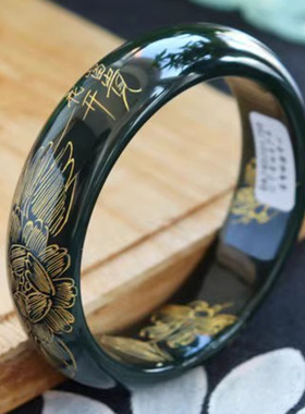 手镯手环手饰和田玉青玉