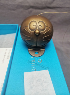 现货 日本 能作 机器猫小叮当正版授权铜质风铃 古铜色做旧限定款
