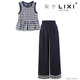 Summer counter ເສື້ອ doll plaid ແບບດຽວກັນກັບຊຸດຂາກວ້າງ