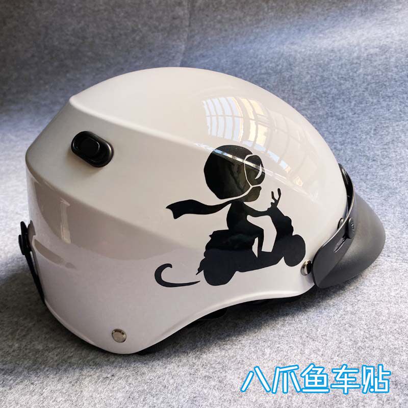 熊本熊 电动车贴纸摩托车头盔通用装饰小牛熊本熊皮卡丘贴纸 图片价格品牌报价 原仓数据
