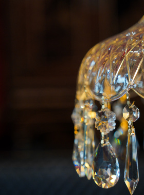 【本尼家】T05法式水晶台灯书房卧室床头灯装饰高档创意桌面台灯