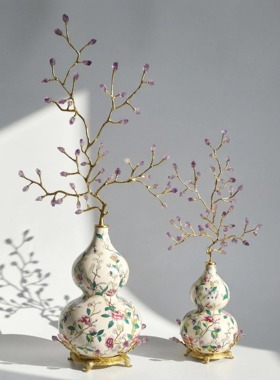 【本尼家】HY233现代轻奢装饰葫芦饰品客厅电视柜桌面玄关摆件