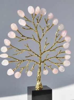 【本尼家】HY208现代轻奢装饰树饰品客厅电视柜桌面玄关摆件