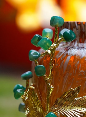 【本尼家】HY57现代轻奢创意大理石纹路花瓶装饰客厅饰品玄关摆件