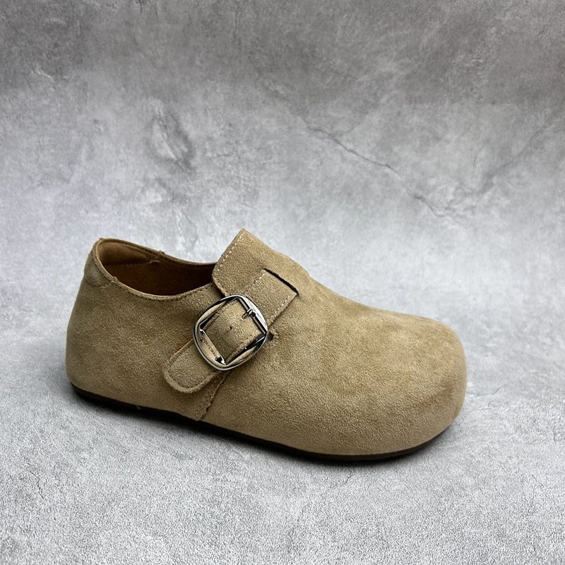 工厂26断码绒布春季新款女鞋厚底勃肯鞋圆头松糕底套脚深口女单鞋,淘宝优惠券,粉丝福利购,淘宝优惠卷