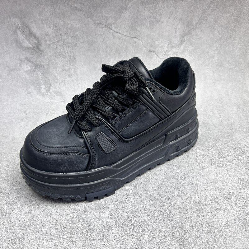 2025断码秋季真皮新款女鞋厚底休闲深口时尚牛皮加绒女棉鞋,淘宝优惠券,粉丝福利购,淘宝优惠卷